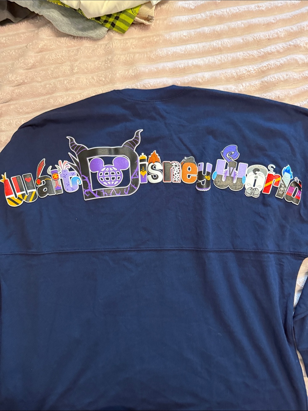 Disney Navy Villains Spirit Jersey-Glows in Dark. - Picture 3 of 4